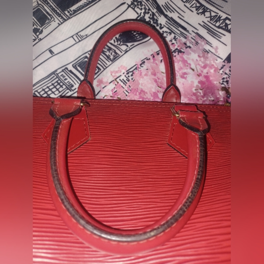 GUC Louis Vuitton red epi Speedy 25 - Picture 2 of 16